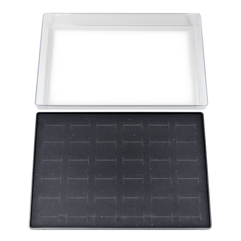 36-Slot Ring Display Tray with Cover