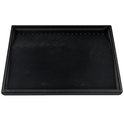 Black 20-slot bracelet jewelry display tray