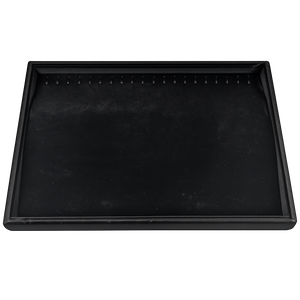 Black 20-slot bracelet jewelry display tray
