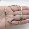 Oro Laminado Basic Bracelet, Gold Filled Style Mariner Design, Polished, Golden Finish, 03.419.0027.07 (260 Gauge, 07 MM Thickness, 7 Inches Length)