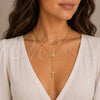 Oro Laminado Thin Rosary, Gold Filled Style Crucifix and Ball Design, Polished, Golden Finish, 09.213.0089.18