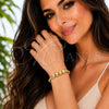 Oro Laminado Individual Bangle, Gold Filled Style Ball and Hollow Design, Polished, Golden Finish, 07.331.0011 (Thickness, One size fits all)