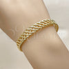 Oro Laminado Individual Bangle, Gold Filled Style Polished, Golden Finish, 07.331.0014 (Thickness, One size fits all)