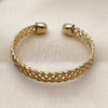 Oro Laminado Individual Bangle, Gold Filled Style Polished, Golden Finish, 07.331.0014 (Thickness, One size fits all)