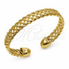 Oro Laminado Individual Bangle, Gold Filled Style Polished, Golden Finish, 07.331.0014 (Thickness, One size fits all)
