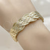 Oro Laminado Individual Bangle, Gold Filled Style Twist Design, Polished, Golden Finish, 07.331.0016 for wholesale, additional product view 3