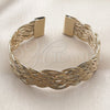 Oro Laminado Individual Bangle, Gold Filled Style Twist Design, Polished, Golden Finish, 07.331.0016 for wholesale, additional product view 4