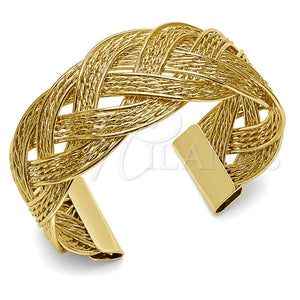 Oro Laminado Individual Bangle, Gold Filled Style Polished, Golden Finish, 07.331.0017 (24 MM Thickness, One size fits all)