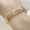Oro Laminado Individual Bangle, Gold Filled Style Polished, Golden Finish, 07.313.0001 (Thickness, One size fits all)