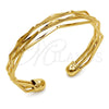 Oro Laminado Individual Bangle, Gold Filled Style Polished, Golden Finish, 07.313.0001 (Thickness, One size fits all)