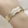 Oro Laminado Individual Bangle, Gold Filled Style Polished, Golden Finish, 07.331.0025 (Thickness, One size fits all)