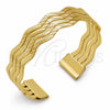 Oro Laminado Individual Bangle, Gold Filled Style Polished, Golden Finish, 07.331.0025 (Thickness, One size fits all)