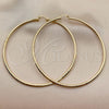 Oro Laminado Extra Large Hoop, Gold Filled Style Polished, Golden Finish, 02.213.0243.1.90