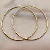Oro Laminado Extra Large Hoop, Gold Filled Style Polished, Golden Finish, 02.213.0243.1.100