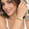 Dorado Oro Laminado Pulsera, vista 2 de la galería del producto por Mayoreo, vista adicional 2 del producto