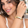 Dorado Oro Laminado Pulsera, vista 2 de la galería del producto por Mayoreo, vista adicional 2 del producto