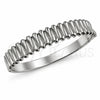 Stainless Steel Individual Bangle, Teardrop Design, Polished, Steel Finish, 07.116.0008.05 (Thickness, Size 5 (2.50 Diameter))