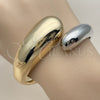 Oro Laminado Individual Bangle, Gold Filled Style Teardrop Design, Polished, Two Tone, 07.307.0038.2.05 (30 MM Thickness, Size 5 (2.50 Diameter))