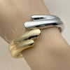 Oro Laminado Individual Bangle, Gold Filled Style Polished, Two Tone, 07.215.0047.05 (30 MM Thickness, Size 5 (2.50 Diameter))