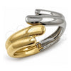 Oro Laminado Individual Bangle, Gold Filled Style Polished, Two Tone, 07.215.0047.05 (30 MM Thickness, Size 5 (2.50 Diameter))