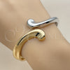 Oro Laminado Individual Bangle, Gold Filled Style Polished, Two Tone, 07.215.0049.05 (30 MM Thickness, Size 5 (2.50 Diameter))