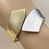Oro Laminado Individual Bangle, Gold Filled Style Polished, Two Tone, 07.215.0051.05 (50 MM Thickness, Size 5 (2.50 Diameter))