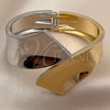 Oro Laminado Individual Bangle, Gold Filled Style Polished, Two Tone, 07.215.0051.05 (50 MM Thickness, Size 5 (2.50 Diameter))