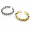 White Gold Filled Multi Stone Ring, with White Micro Pave, Polished, Rhodium Finish, 01.472.0001.1 (One size fits all)