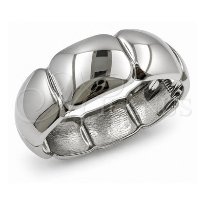 White Gold Filled Individual Bangle, Polished, Rhodium Finish, 07.307.0062.1.05 (21 MM Thickness, Size 5 (2.50 Diameter))