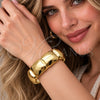 Dorado Oro Laminado Pulsera, vista 2 de la galería del producto por Mayoreo, vista adicional 2 del producto