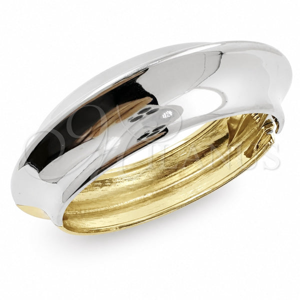 Oro Laminado Individual Bangle, Gold Filled Style Polished, Two Tone, 07.307.0064.2.05 (22 MM Thickness, Size 5 (2.50 Diameter))