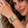 Dorado Oro Laminado Pulsera, vista 2 de la galería del producto por Mayoreo, vista adicional 2 del producto