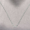 Stainless Steel Basic Necklace, Singapore Design, Polished, Steel Finish, 04.435.0002.18 (Thickness, 18 Inches Length)