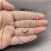 Stainless Steel Basic Necklace, Box Design, Polished, Steel Finish, 04.435.0006.18 (Thickness, 18 Inches Length)