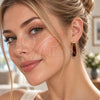 Oro Laminado Small Hoop, Gold Filled Style Brown Resin Finish, Golden Finish, 02.60.0189.20