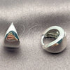 White Gold Filled Huggie Hoop, Polished, Rhodium Finish, 02.195.0204.1.12