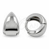 White Gold Filled Huggie Hoop, Polished, Rhodium Finish, 02.195.0204.1.12
