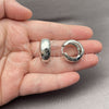 White Gold Filled Huggie Hoop, Polished, Rhodium Finish, 02.195.0306.1.22