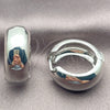 White Gold Filled Huggie Hoop, Polished, Rhodium Finish, 02.195.0306.1.22