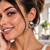 White Gold Filled Small Hoop, Hollow Design, Polished, Rhodium Finish, 02.195.0272.1.25
