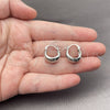 White Gold Filled Small Hoop, Polished, Rhodium Finish, 02.195.0198.1.16
