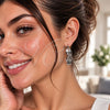 White Gold Filled Medium Hoop, Puff Mariner Design, Polished, Rhodium Finish, 02.213.0678.1.25