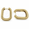 Oro Laminado Huggie Hoop, Gold Filled Style Polished, Golden Finish, 02.195.0411.22