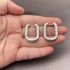 White Gold Filled Huggie Hoop, Polished, Rhodium Finish, 02.195.0411.1.22