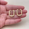 Oro Laminado Huggie Hoop, Gold Filled Style Polished, Golden Finish, 02.195.0411.18