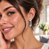 White Gold Filled Huggie Hoop, Polished, Rhodium Finish, 02.195.0411.1.18