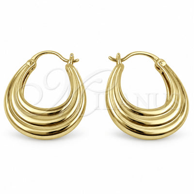 Oro Laminado Small Hoop, Gold Filled Style Polished, Golden Finish, 02.195.0415.20
