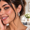 White Gold Filled Small Hoop, Polished, Rhodium Finish, 02.195.0415.1.20