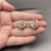 White Gold Filled Small Hoop, Polished, Rhodium Finish, 02.195.0417.1.16