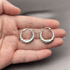White Gold Filled Small Hoop, Polished, Rhodium Finish, 02.195.0418.1.22